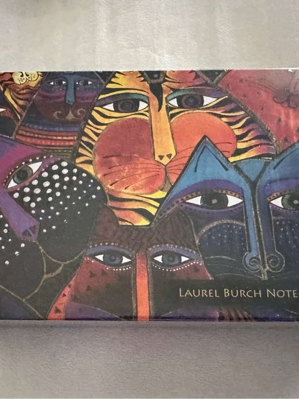 NIB Laurel Burch Boxed Blank Note Cards & Envelopes Set of 16 Cards 4 Designs
